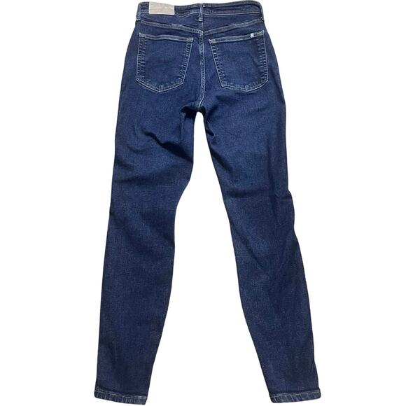 Everlane | The Way-High Clean Front Skinny Jean | 28 Regular | Dark Blue Wash - Picture 4 of 8